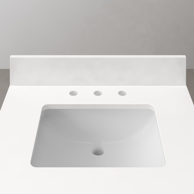 Water Creation SE30QZ - Sequoia 30 In. Single Sink Pre-Assembled Mid-Century Style Bathroom Vanity With 2" Whitebrook Engineered Marble Top