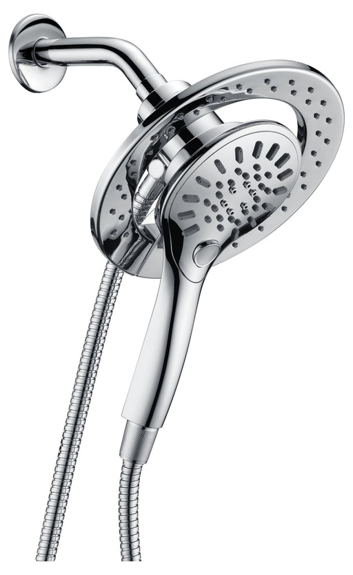 Anzzi SH-AZ067CH Valkyrie Retro-Fit 3-Spray Wall Mounted Dual Shower Heads in Polished Chrome