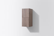 Kube Bath SLBS28-BTN Bliss 12" Wall Mount Linen Side Cabinet with Two Doors in Butternut Wood - view 2