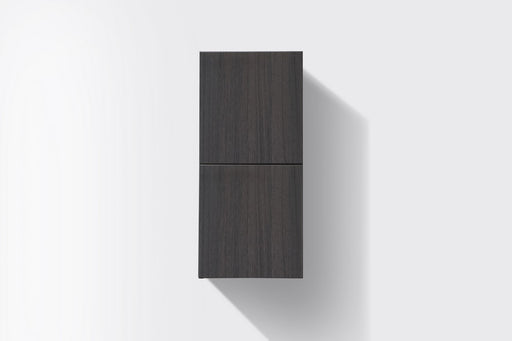 Kube Bath SLBS28-GO Bliss 12" Wall Mount Linen Side Cabinet with Two Doors in Gray Oak - view 2