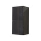 Kube Bath SLBS28-HGGO Bliss 12" Wall Mount Linen Side Cabinet with Two Doors in High Gloss Gray Oak
