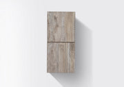 Kube Bath SLBS28-NW Bliss 12" Wall Mount Linen Side Cabinet with Two Doors in Nature Wood - view 2