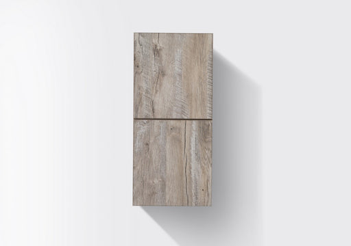 Kube Bath SLBS28-NW Bliss 12" Wall Mount Linen Side Cabinet with Two Doors in Nature Wood - view 2