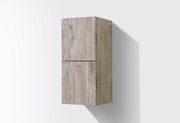 Kube Bath SLBS28-NW Bliss 12" Wall Mount Linen Side Cabinet with Two Doors in Nature Wood - view 3