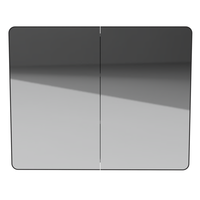 Timberline Sydney 36" Black Satin Mirror Cabinet - view 2