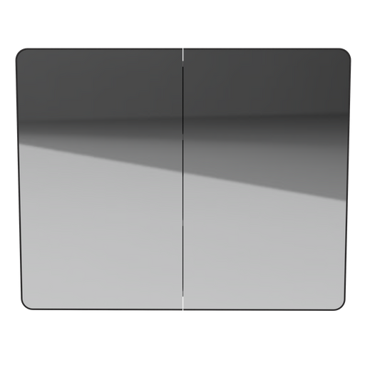 Timberline Sydney 36" Black Satin Mirror Cabinet - view 2