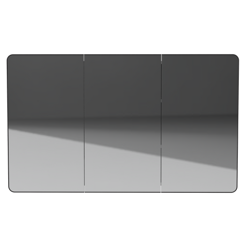 Timberline Sydney 48" Black Satin Mirror Cabinet - view 2