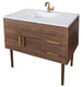 Cutler MID-CNT-36 Garland 36" Single Sink Free Standing Quartz Top Bathroom Vanity