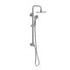 PULSE ShowerSpas 1088-CH-1.8GPM SeaBreeze II 8-in Rain Showerhead Shower System with Multi-function Handshower and Adjustable Slide Bar in Chrome, 1.8 GPM