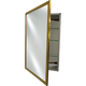 Afina SD2030SL Slim Line 20" W x 30" H 1" Stainless Steel Framed Single Door Medicine Cabinet
