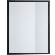 Afina US-1-2430 Urban Steel 24" W x 30" H 1" Stainless Steel Framed Wall Mirror - view 4