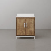 WE30QZ01LW - Westin 30 In. Single Sink Pre-Assembled Contemporary Style Bathroom Vanity With 1" Whitebrook Quartz Top