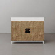 WE48QZ01LW - Westin 48 In. Single Sink Pre-Assembled Contemporary Style Bathroom Vanity With 1" Whitebrook Quartz Top