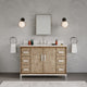 WE48QZ01LW - Westin 48 In. Single Sink Pre-Assembled Contemporary Style Bathroom Vanity With 1" Whitebrook Quartz Top