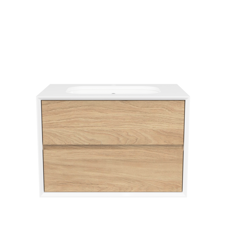 Timberline Whitehaven 30" Prime Oak Wall Mount Vanity - view 2