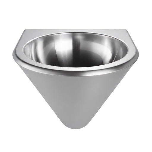 Whitehaus WHNCB1515 Noah's 14-1/2" Commercial Single Bowl 18 Gauge Wall Mount Wash Basin - Stainless Steel