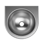Whitehaus WHNCB1515 Noah's 14-1/2" Commercial Single Bowl 18 Gauge Wall Mount Wash Basin - Stainless Steel
