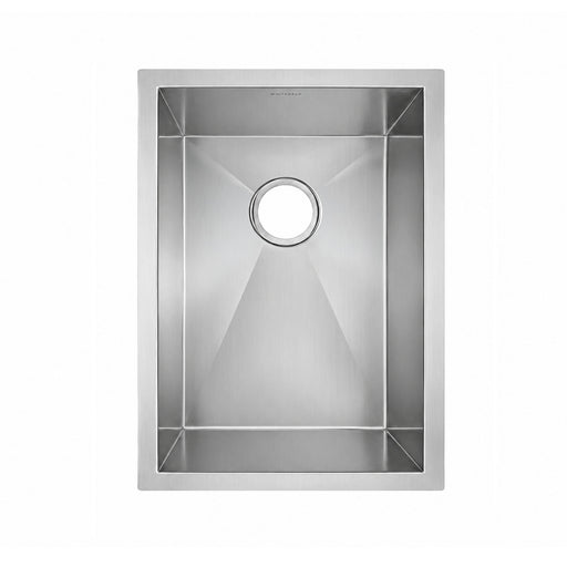 Whitehaus WHNCM1520 Noah's 15" Commercial Single Bowl 16 Gauge Undermount Kitchen Sink - Brushed Stainless Steel