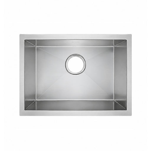 Whitehaus WHNCM2015 Noah's 20" Commercial Single Bowl 16 Gauge Undermount Kitchen Sink - Brushed Stainless Steel