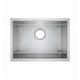 Whitehaus WHNCM2015 Noah's 20" Commercial Single Bowl 16 Gauge Undermount Kitchen Sink - Brushed Stainless Steel