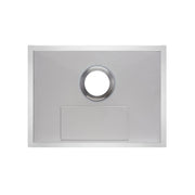 Whitehaus WHNCM2015 Noah's 20" Commercial Single Bowl 16 Gauge Undermount Kitchen Sink - Brushed Stainless Steel