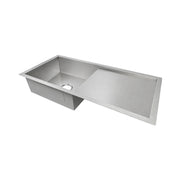Whitehaus WHNCM4019 Noah's 39-1/2" Reversible Commercial Single Bowl 16 Gauge Undermount Kitchen Sink - Brushed Stainless Steel