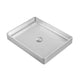 Whitehaus WHNPL1578-BSS Noah Plus 20-1/2" Rectangular 18 Gauge Above Mount Bathroom Sink Set - Brushed Stainless Steel