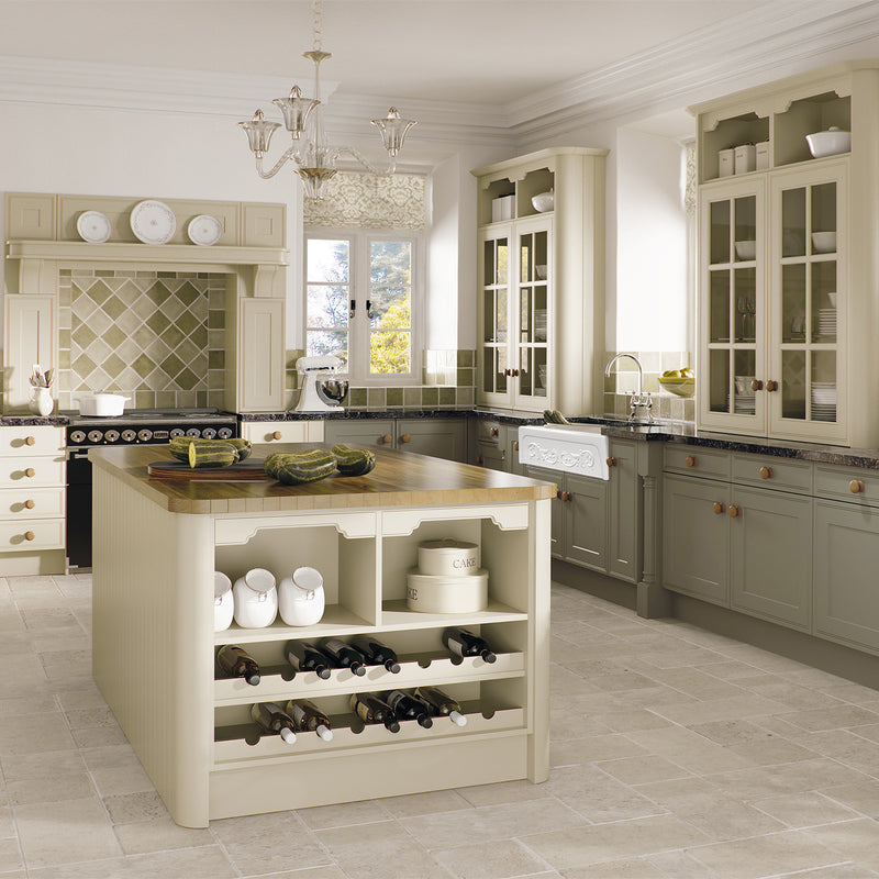 Whitehaus WHSIV3333-WHITE Glencove St. Ives 33" Reversible Fireclay Front Apron Kitchen Sink - White