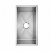 Whitehaus WINEHAUS Noah's 12" Commercial Single Bowl 16 Gauge Undermount Kitchen Sink - Brushed Stainless Steel
