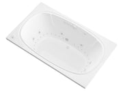 Atlantis Whirlpool 4878CDR Charleston 48 x 78 Rectangular Air & Whirlpool Jetted Bathtub with Reversible Drain