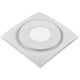 AeroPure CT90-SL W Slim Fit 90 CFM 0.3 Sones Bathroom Exhaust Fan with LED Light - White