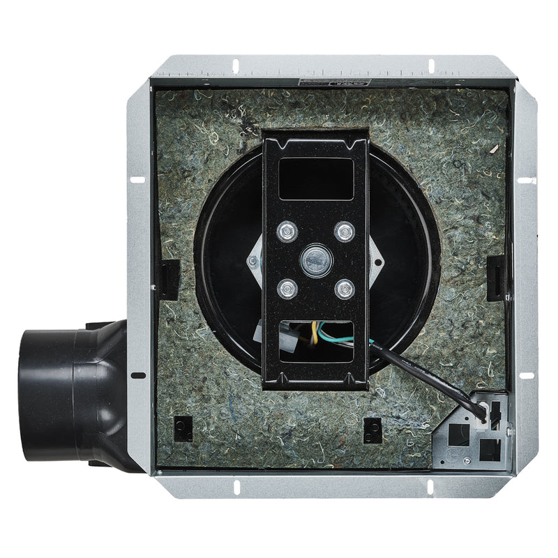 AeroPure CT90-SL W Slim Fit 90 CFM 0.3 Sones Bathroom Exhaust Fan with LED Light - White