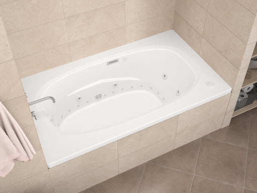 Atlantis Whirlpool 4266PDRX Polaris  42.25 x 65in. Air and Whirlpool Jetted Bathtub in White with Reversible Drain lifestyle