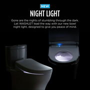 TOTO MW6423346CEFG#01 WASHLET+ Nexus One-Piece Elongated 1.28 GPF Toilet and WASHLET S2 Bidet Seat, Cotton White - view 5