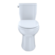 TOTO CST244EF#01 Entrada Two-Piece Elongated 1.28 GPF Universal Height Toilet, Cotton White - view 2