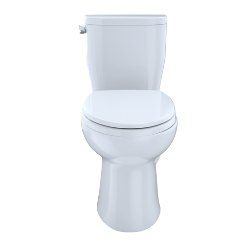 TOTO CST244EF#01 Entrada Two-Piece Elongated 1.28 GPF Universal Height Toilet, Cotton White - view 2