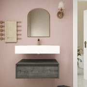 Moreno Bath BTO1730 Alysa 30" Floating Bathroom Vanity Set with FLX16 Acrylic Sink - view 4