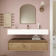 Moreno Bath BTO1742 Alysa 42" Floating Bathroom Vanity Set with FLX16 Acrylic Sink