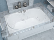 Atlantis Whirlpool 4272WDRX Whisper  42 in. x 71.75in. Air and Whirlpool Jetted Bathtub in White with Reversible Drain lifestyle