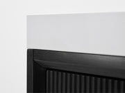 Ancerre Designs VTS-Momo-84-RBO-WQZ Momo 84" Black Oak Double Sink Bathroom Vanity with Alpine White Quartz Top - view 10