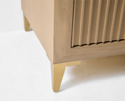Ancerre Designs VTS-Turlington-84-Oak-WQZ Turlington 84" American Oak Double Sink Bathroom Vanity with Alpine White Quartz Top - view 12