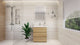 Moreno Bath FSANG30 Angeles 30" Freestanding Bathroom Vanity Set with Single Reinforced Acrylic Sink