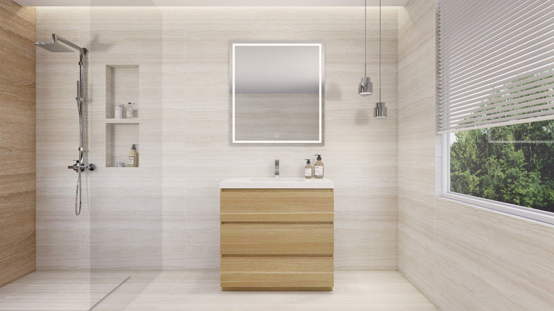 Moreno Bath FSANG36 Angeles 36" Freestanding Bathroom Vanity Set with Reinforced Acrylic Sink - view 4