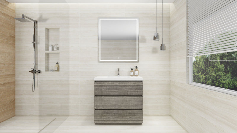 Moreno Bath FSANG36 Angeles 36" Freestanding Bathroom Vanity Set with Reinforced Acrylic Sink - view 8