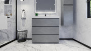 Moreno Bath FSANG36 Angeles 36" Freestanding Bathroom Vanity Set with Reinforced Acrylic Sink - view 10
