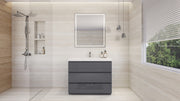 Moreno Bath FSANG42 Angeles 42" Freestanding Bathroom Vanity Set with Reinforced Acrylic Sink - view 6