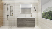 Moreno Bath FSANG60S Angeles 60" Freestanding Bathroom Vanity Set with Single Reinforced Acrylic Single Sink Top - view 8
