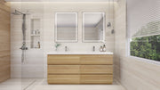 Moreno Bath FSANG72D Angeles 72" Freestanding Bathroom Vanity Set with Double Reinforced Acrylic Sinks - view 5