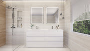 Moreno Bath FSANG72D Angeles 72" Freestanding Bathroom Vanity Set with Double Reinforced Acrylic Sinks - view 3
