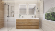Moreno Bath FSANG72D Angeles 72" Freestanding Bathroom Vanity Set with Double Reinforced Acrylic Sinks - view 2